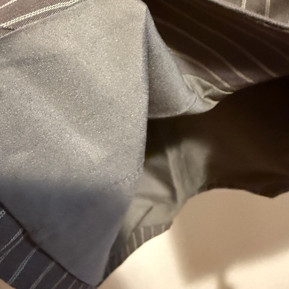 2 pc coordinated SET Brown & Tan pinstripe jacket & skort multiple SIZES AVAIL - Picture 7 of 13